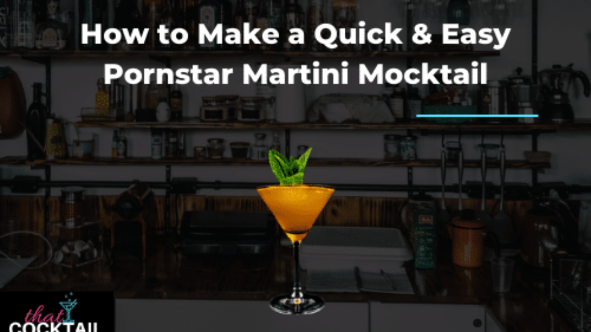 Martini easy pornstar Pornstar martini